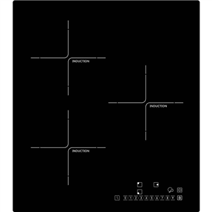 Schlosser, width 45 cm, frameless, black - Built-in Induction Hob