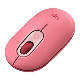 Logitech POP Mouse, Heartbreaker, pink - Wireless Optical Mouse