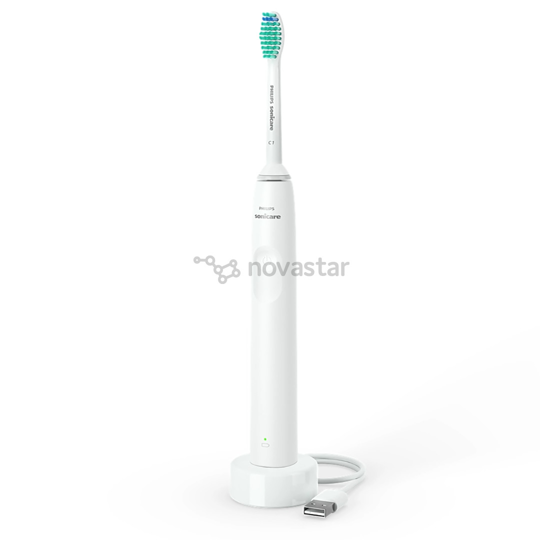 Philips Sonicare 2100, baltas - Elektrinis dantų šepetėlis