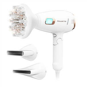 Rowenta Ultimate Experience Scalp Care, 2200 W, baltas - Plaukų džiovintuvas
