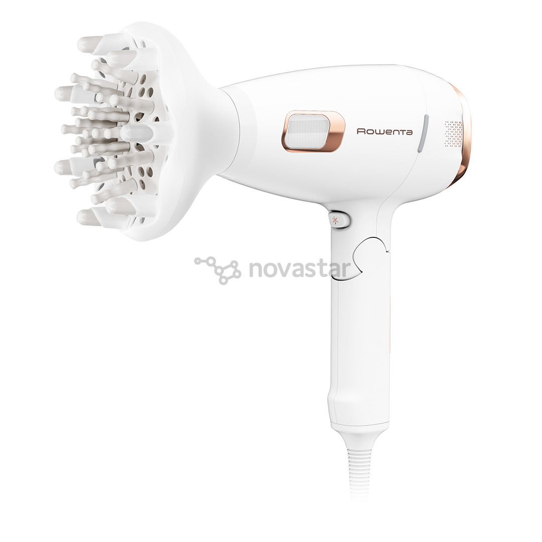 Rowenta Ultimate Experience Scalp Care, 2200 W, baltas - Plaukų džiovintuvas