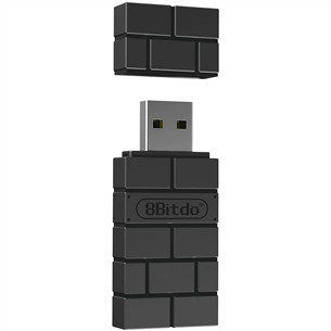 Belaidžio pultelio adapteris 8BitDo USB Wireless Adapter 2, Juodas