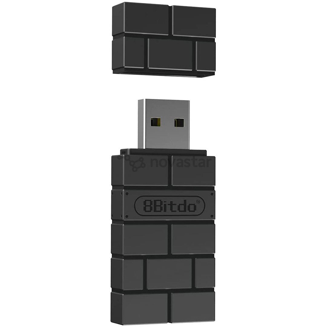 Belaidžio pultelio adapteris 8BitDo USB Wireless Adapter 2, Juodas