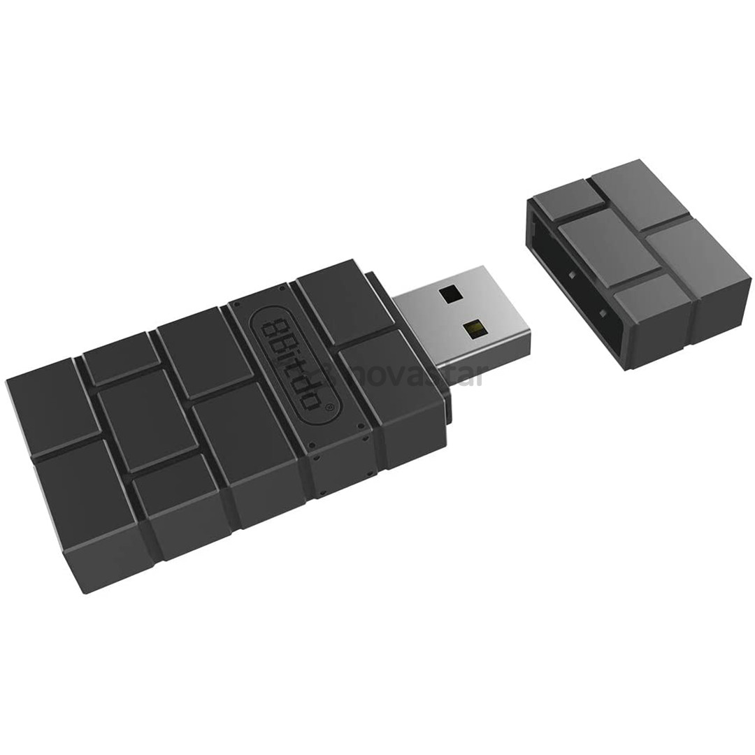 Belaidžio pultelio adapteris 8BitDo USB Wireless Adapter 2, Juodas