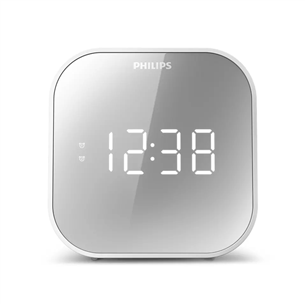 Philips TAR4406/12, FM, USB, white - Clock radio