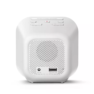 Philips TAR4406/12, FM, USB, белый - Радиочасы