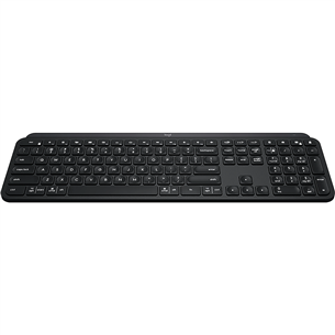 Klaviatūra Logitech MX Keys Plus, US, Belaidė, Juoda