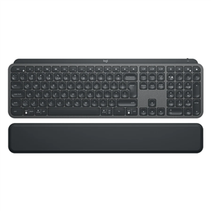 Klaviatūra Logitech MX Keys Plus, US, Belaidė, Juoda