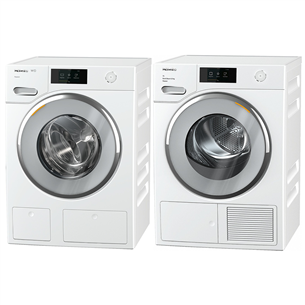 Miele, 9 kg + 9 kg - Washing Machine + Clothes Dryer