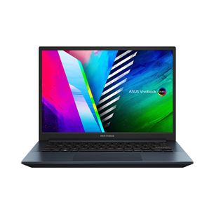 Asus Vivobook Pro 14 OLED, 14'', R7, 16 ГБ, 512 ГБ, RTX3050, темно-синий - Ноутбук