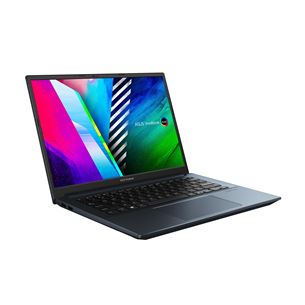 Asus Vivobook Pro 14 OLED, 14'', R7, 16 ГБ, 512 ГБ, RTX3050, темно-синий - Ноутбук