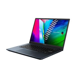 Asus Vivobook Pro 14 OLED, 14'', R7, 16GB, 512GB, RTX3050, dark blue - Notebook