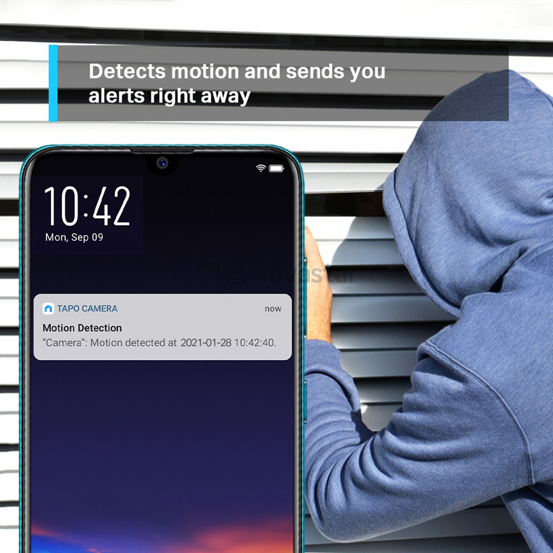 TP-Link Tapo C210, 3 MP, WiFi, night vision, white - Security Camera