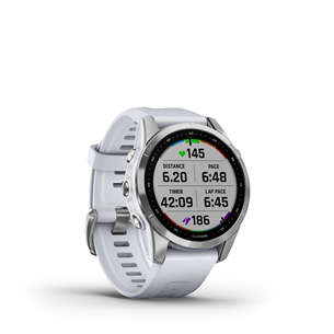 Išmanusis laikrodis Garmin fenix 7S, Silver/Whitestone