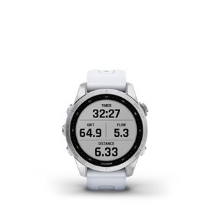 Išmanusis laikrodis Garmin fenix 7S, Silver/Whitestone