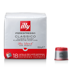 Kavos kapsulės Illy Espresso, 18 vnt.