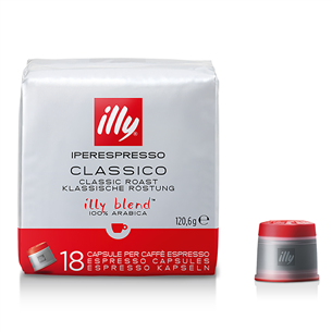 Kavos kapsulės Illy Espresso, 18 vnt. ILLY7990