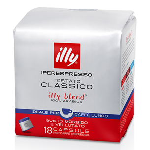 Kavos kapsulės Illy Lungo, 18 vnt. ILLY7993