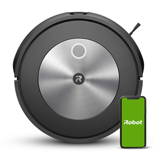 Dulkių siurblys robotas iRobot Roomba j7+, Pilkas