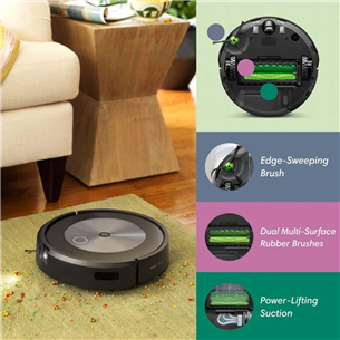 Dulkių siurblys robotas iRobot Roomba j7+, Pilkas