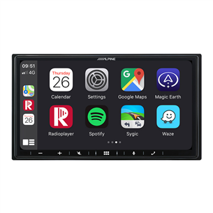 Alpine iLX-W690D, 7'' touchscreen, Apple CarPlay, Android Auto, black - Car media station