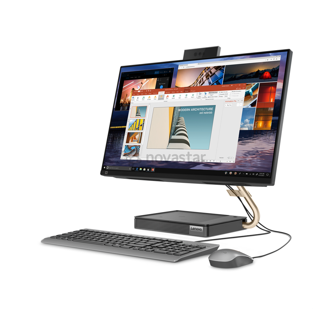 Stacionarus kompiuteris Lenovo IdeaCentre AIO 5 24IOB6, FHD/ Core i5-11400T/Graphics 730/512 GB SSD; 16 GB RAM/ W11H