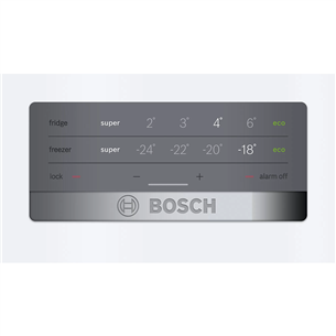 Bosch, NoFrost, 368 L, height 203 cm, white - Refrigerator