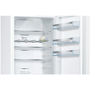 Bosch, NoFrost, 368 L, height 203 cm, white - Refrigerator