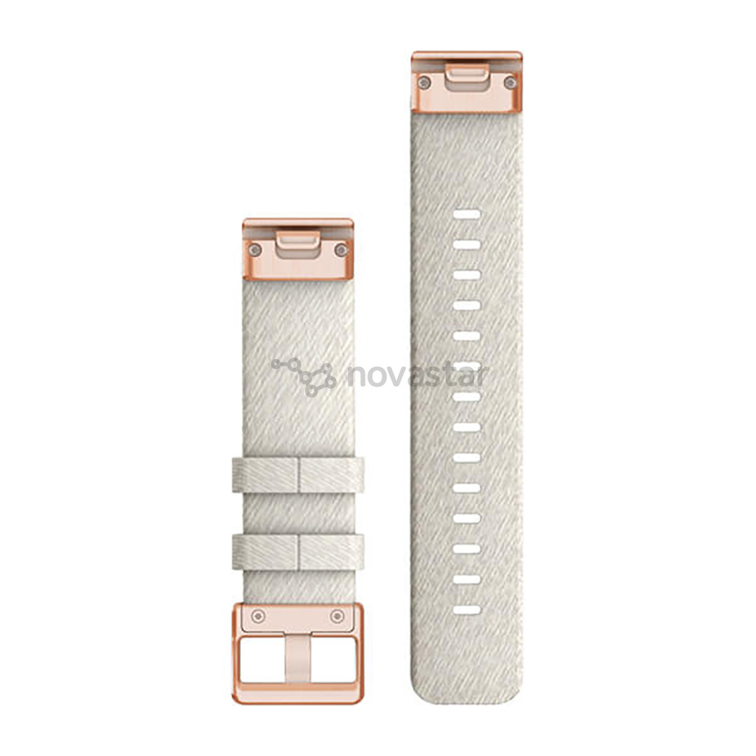 Garmin fenix, 20 мм, QuickFit, кремовый нейлон - Сменный ремешок