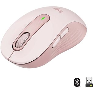 Logitech Signature M650 L, silent, pink - Wireless Optical Mouse