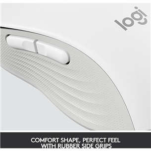 Logitech Signature M650 L, silent, balta - Belaidė pelė