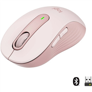 Logitech Signature M650, silent, rožinė - Belaidė pelė