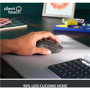 Logitech Signature M650, tyli, juoda - Belaidė pelė