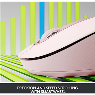 Logitech Signature M650, silent, pink - Wireless Optical Mouse