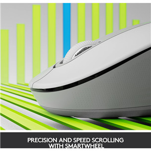 Logitech Signature M650, silent, balta - Belaidė pelė