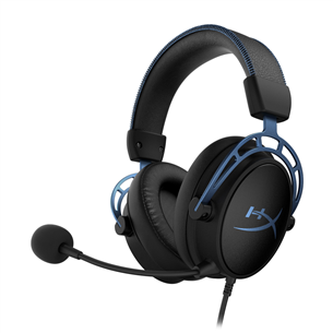 Kingston HyperX Cloud Alpha S, 7.1, blue/black - Wired headset