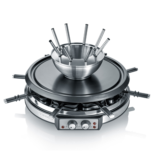 Severin, 1900 W, stainless steel - Raclette-fondue