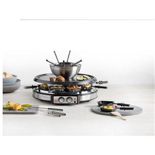 Severin, 1900 W, stainless steel - Raclette-fondue