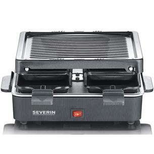 Raclette grilis Severin, 600 W, Juodas