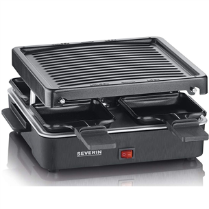 Raclette grilis Severin, 600 W, Juodas