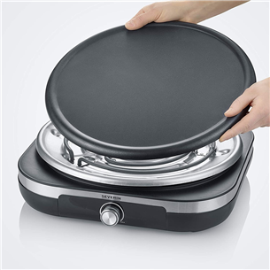 Severin, 1500 W, black - Crepes maker XXL