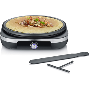 Severin, 1500 W, black - Crepes maker XXL