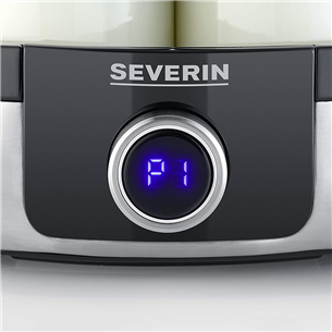 Severin, 13 Вт, черный/серебристый - Цифровая йогуртница