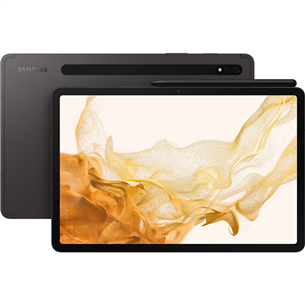 Planšetinis kompiuteris Samsung Galaxy Tab S8, 128 GB, WiFi, gray SM-X700NZAAEUE