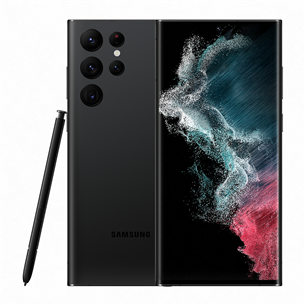 Samsung Galaxy S22 Ultra, 128 GB, Black SM-S908BZKDEUE