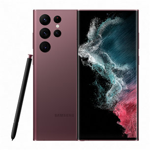 Samsung Galaxy S22 Ultra, 256 GB, Dark Red SM-S908BDRGEUE
