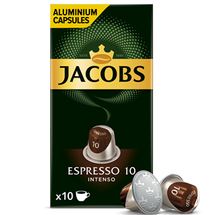 Kavos kapsulės JACOBS Espresso 10 Intenso