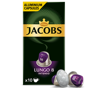 JACOBS Lungo 8 Intenso, 10 portions - Coffee capsules