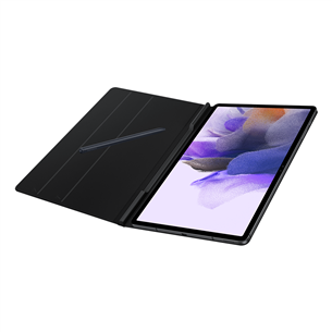 Samsung, Galaxy Tab S8+, S7 FE, black - Tablet Cover