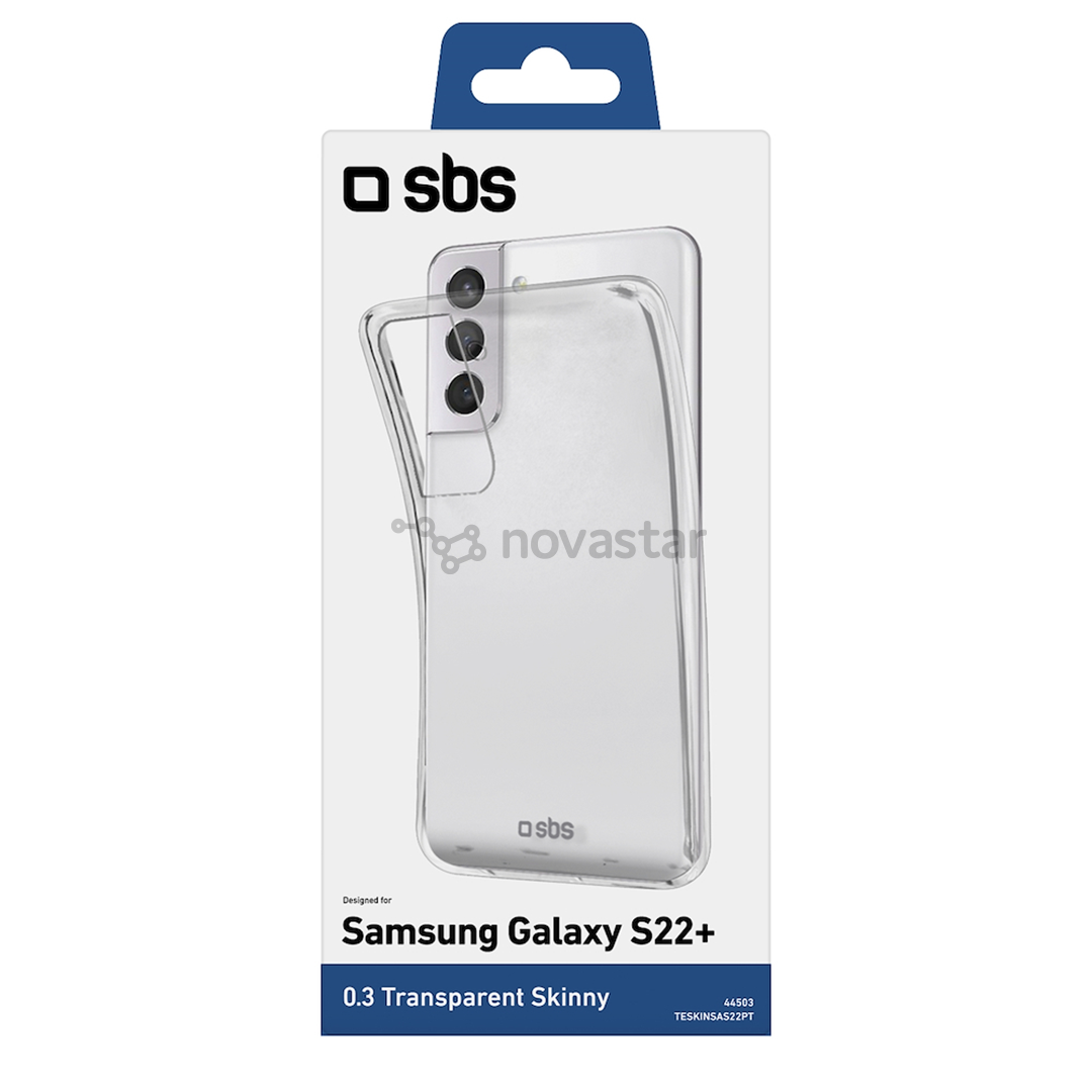 Dėklas SBS, Samsung Galaxy S22+, Silikoninis, Skaidrus